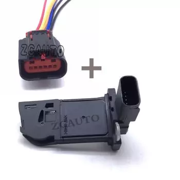 Датчик массового расхода воздуха Maf + разъем для Ford Focus MK2 MK3 C-max Kuga II 1,6 2,0 TDCI Volvo C30 C70 S40 S80 V40 V50 V70