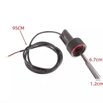 Датчик потока воды HELTC черного цвета IP67