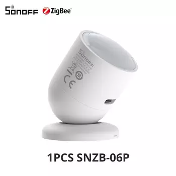 Датчик присутствия человека SONOFF SNZB-06P Zigbee, 1-10 шт