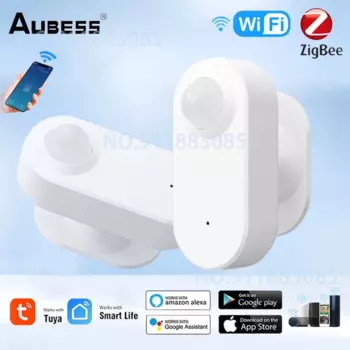 Датчик присутствия человека Zigbee Tuya с Wi-Fi, беспроводной смарт-датчик движения, с поддержкой Alexa Google Assistant
