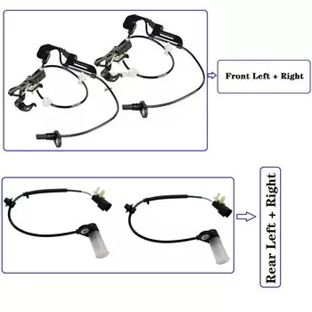 Датчик скорости из АБС-пластика для Ford Ranger T64 2.2TD / T65 3.2TD DB392C204BD,DB392C204AD,DB392C205BD,DB392C205AD,AB312C216AD, 1/2/4 шт.