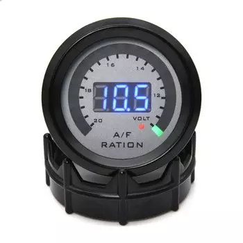 Датчик соотношения воздуха и топлива 52 мм, цифровой стрелочный дисплей с лямбда-зондом, датчик кислорода O2, автомобильный датчик, подходящий для автомобиля 12 В 234-4209