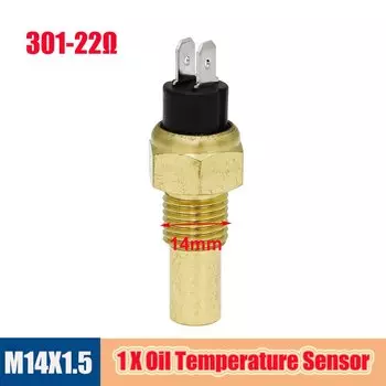 Датчик температуры 12 В/24 В 1/8 NPT для автомобиля, грузовика, автоматический измеритель температуры 362-20 Ом, 301-22 Ом, блок из нержавеющей стали, отправитель M14