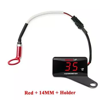 Датчик температуры головки цилиндра koso для nmax cb500x, адаптер, термометр для скутера и гоночного мотоцикла, 10/14 мм, красный цвет