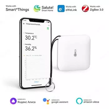 Датчик температуры и влажности eWeLink ZigBee