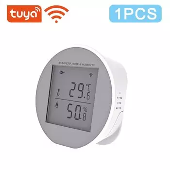 Датчик температуры и влажности Tuya для умного дома