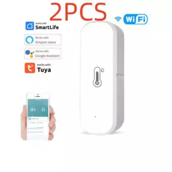 Датчик температуры и влажности Tuya ZigBee, датчик температуры Zigbee, помощник для умного дома, поддержка Smart Life Alexa Google Home