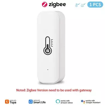 Датчик температуры и влажности Tuya Zigbee/WiFi