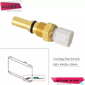 Датчик температуры вентилятора охлаждения двигателя ZUK для Toyota COROLLA CELICA CAMRY MR2 RAV4 для LEXUS LS400 GS300/430 89428-33010