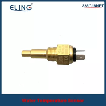 Датчик температуры воды KUS 40-120 , универсальный 52 мм измеритель температуры для автомобиля, лодки, 9-32 В, красный, желтый, стандартный датчик температуры M10 M12 M18 1/4-18NPT