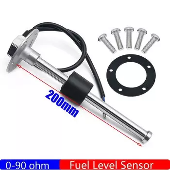 Датчик уровня топлива 0-90 Ом, 100-600 мм, из нержавеющей стали, 9-32 В