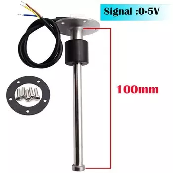 Датчик уровня топлива 100-1000 мм, выходной сигнал 0 ~ 5 В, датчик уровня воды, датчик уровня воды в лодке, блок отправки топлива для автомобиля по индивидуальному заказу