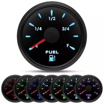 Датчик уровня топлива 52 мм 0-190 Ом, цифровой указатель уровня масла с подсветкой, для автомобилей, яхт, лодок, 12 В, 24 В