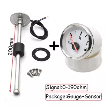 Датчик уровня топлива 52 мм с датчиком уровня топлива на заказ 150 мм 200 мм 250 мм 400 мм 500 мм 0-190 Ом Индикатор уровня топлива в баке для масла и жидкости