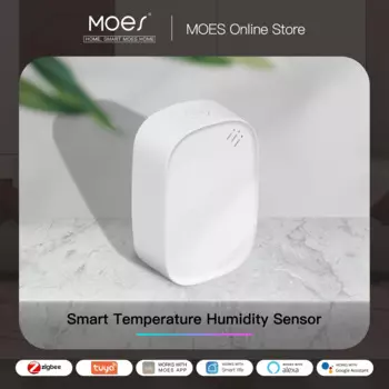 Датчик температуры и влажности MOES Tuya Zigbee ZSS-S01-TH