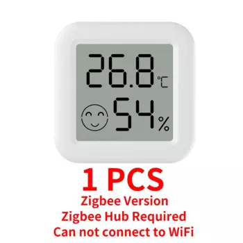 Датчик температуры и влажности Tuya Zigbee ZY-ZTH03