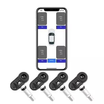 Датчики давления в шинах Bluetooth-совместимая система контроля давления в шинах TPMS Внутренние датчики Противоугонный датчик давления в шинах