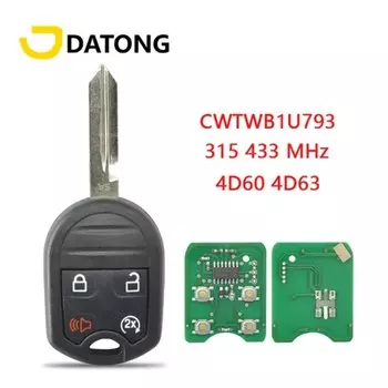 Datong Wolrd автомобиль дистанционного Управление ключ для экспедиция Ford Explorer Телец Flex 315/433 МГц 4D60 4D63 чип CWTWB1U793 Заменить ключ