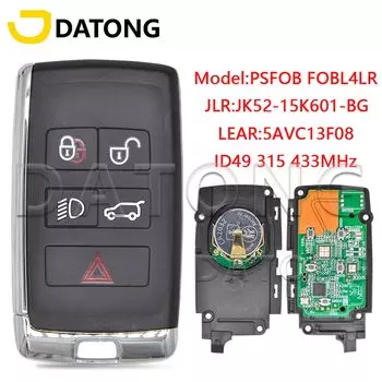 Datong World KOBJXF18A 315 МГц PEPSFOB 433 МГц ID49 Promixity Samrt Автомобильный дистанционный ключ для Land Rover Velar Range Discovery 2017-2020