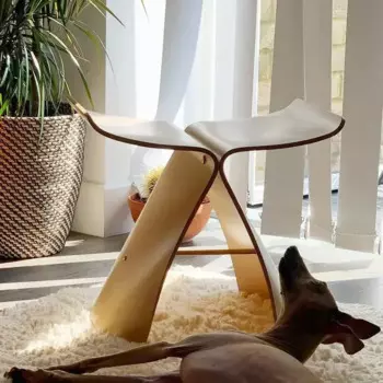 Датский дизайнерский Рабочий стул, креативный туалетный стул, маленький стул из массива дерева, стул для смены обуви. Мебель для дома