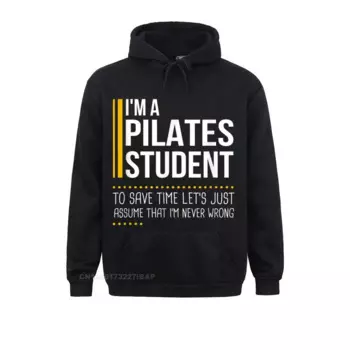 Давайте предположим, что Пилатес, школьник никогда не ошибается, забавная толстовка, крутые толстовки, модные, стиль благодарения, детской семьи, мужские спортивные толстовки