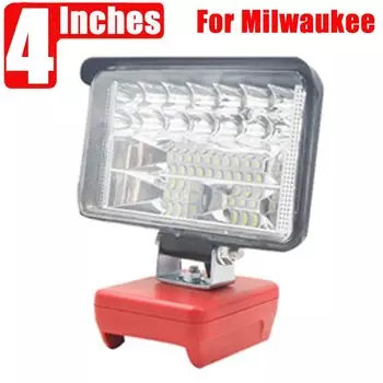 dawupine Портативный фонарик для Milwaukee 18V