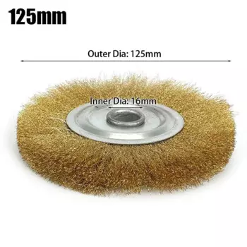 DAYFULI медная проволочная щетка для шлифмашины 100/125/150 мм