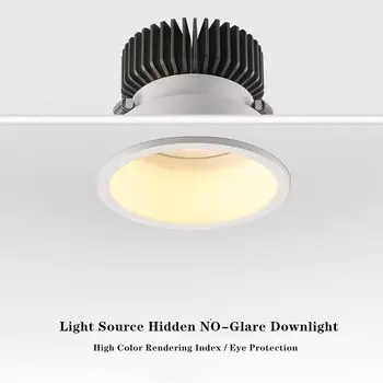 DBF LED Downlight IP65 черный/белый
