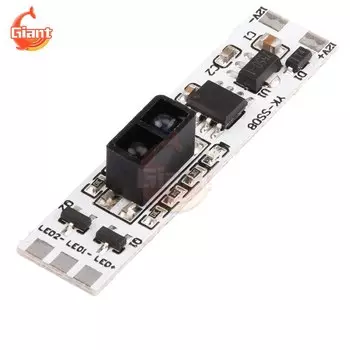 DC12V PIR модуль переключателя датчика движения, трехцветное затемнение, ручное сканирование, индукционный переключатель, сенсорный переключатель, плата контроллера