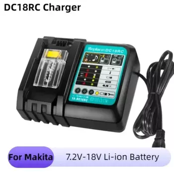 DC18RC для дрели Makita 18 В зарядное устройство 3A литий-ионное зарядное устройство для Makita 7,2 В-18 В LXT BL1815 BL1860 BL1430 BL1450
