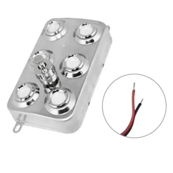 DC36-48V ультразвуковой промышленный атомайзер из нержавеющей стали, 6 головок, увлажнитель, генератор тумана без источника питания