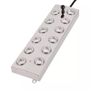 DC48V 12 головок Электрический увлажнитель, ультразвуковой промышленный распылитель, генератор тумана, нержавеющая сталь, без источника питания