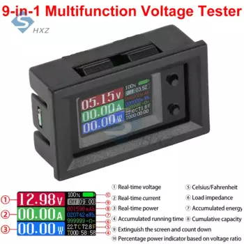 Gaqqee Цифровой мультиметр 4-30В 10А