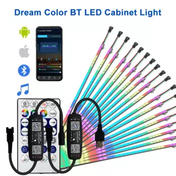 FUNZENXIN RGB светодиодная лента Bluetooth 28 клавиш 50/33 см