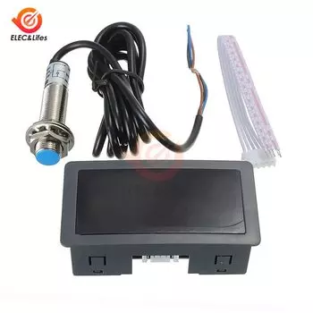 Aideepen Цифровой тахометр 10-9999 об/мин