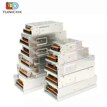 DC 12V 24V Трансформаторы освещения Переключение светодиодного источника питания Переключатель драйвера Адаптер источника SMPS Для 2835 5050 Светодиодная лента CCTV