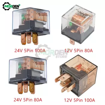 Aideepen 12V 24V 80A 100A автомобильное реле