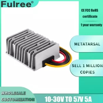Повышающий преобразователь постоянного тока от 12 В до 57 В, 5 А, 285 Вт, модуль повышающего напряжения для Starlink GEN3, мини-автомобиль, грузовик, лодка