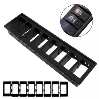 DC 12V Универсальный 1x8 шт. автомобильный поворотный переключатель для лодки с зажимом панель патруль держатель корпус для ARB Carling