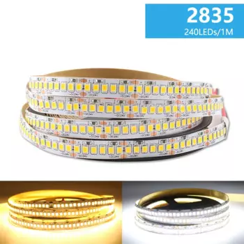 Светодиодная лента SMD 2835 тёплый белый 5 м 24 В