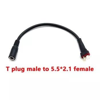 DC 5,5 2,1 2,5 мм XT60 XT30 розетка штекер к T вилке гнездо штекер адаптер Коннектор с 18AWG 14AWG силиконовый провод