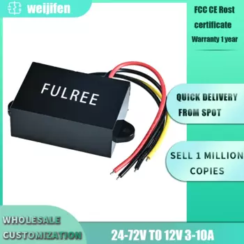 Понижающий преобразователь напряжения Fulree 72-12В 3-10А