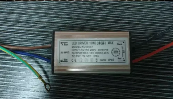 DC 7-13 в 900 мА 10 Вт Водонепроницаемый ip66 электронный светодиодный драйвер внешний источник питания Светодиодная лента осветительные трансформаторы 500 шт.