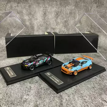 DCM 1:64 модель автомобиля 4586GT литой спортивный автомобиль из сплава с покрытием «перф и Хкс»