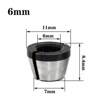 DEANPLANNWG Адаптер цанги для фрезы 6 мм 6,35 мм 8 мм