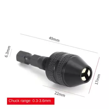 DEANPLANNWG Бесключевой патрон для дрели 0,3-3,6 мм