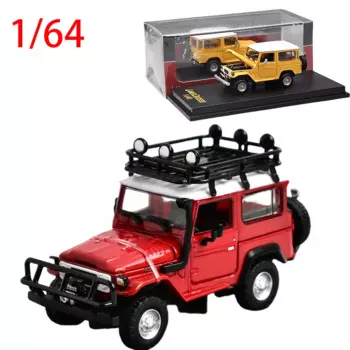 Decast 1/64 масштаб Toyata LAND CRUISER FJ40, модель автомобиля из сплава, LAND крейсерская модель, игрушки для мальчиков, подарок, коллекционное украшение