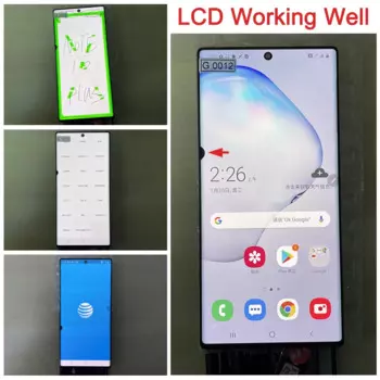 Дефект точечной линии для Samsung Galaxy Note 10 plus, ЖК-дисплей для сенсорного экрана Samsung Note10 + N975F, фотографическая точка