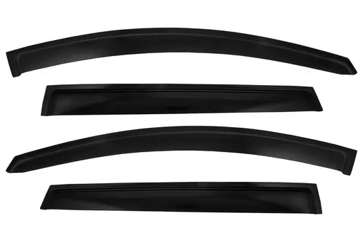 Дефлектор боковых окон Haval M6, 2021-, 2-е поколение, 4ч., темный / Хавал М6