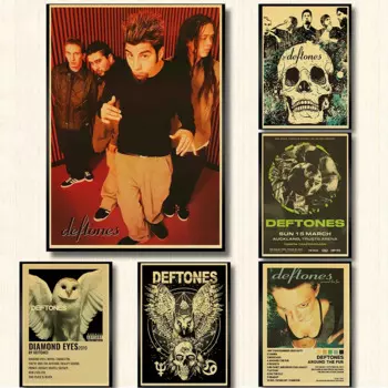 Poster Deftones lanxihaibao